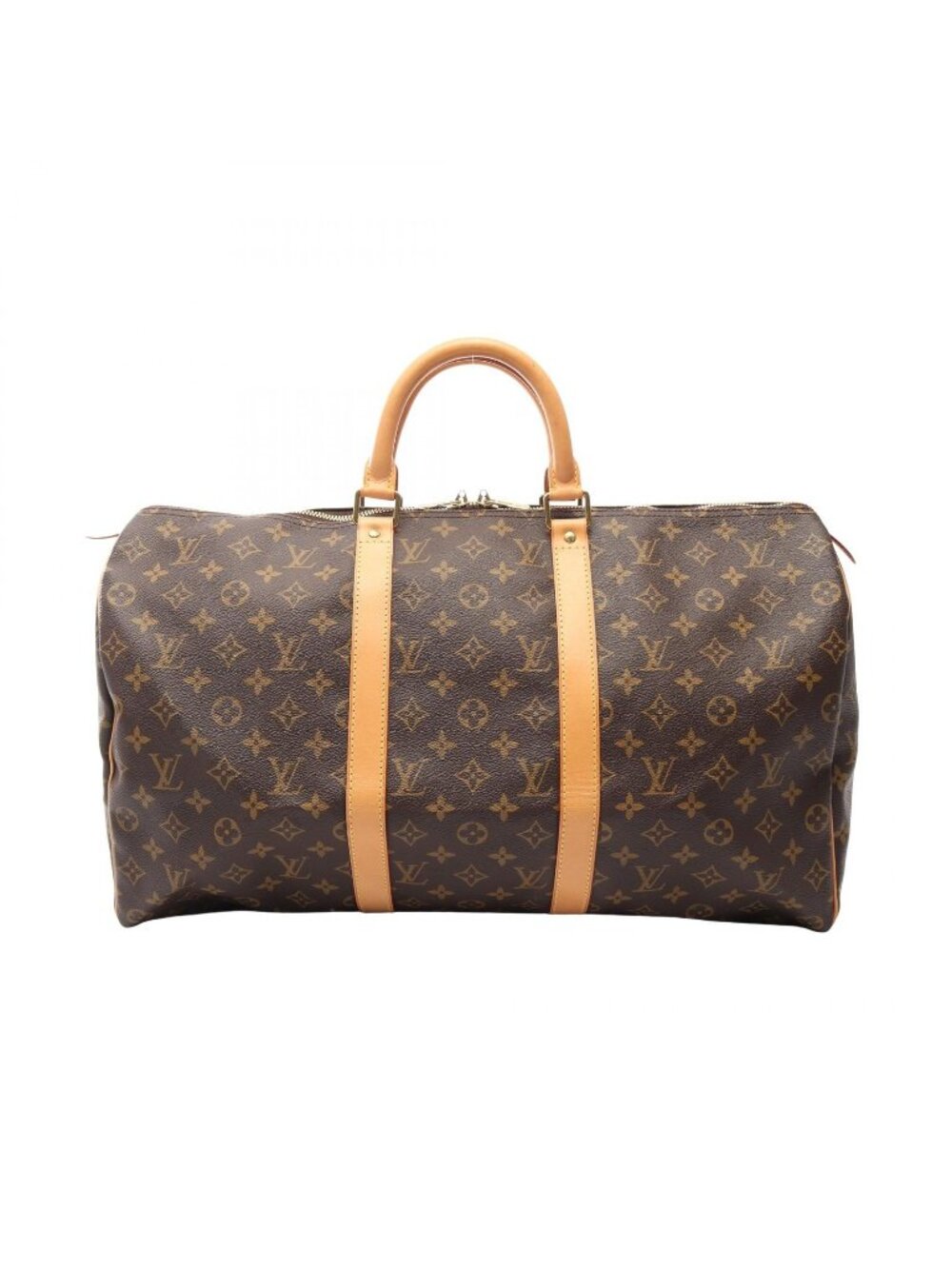 Louis Vuitton Boston Bag Keepall 50 Leather